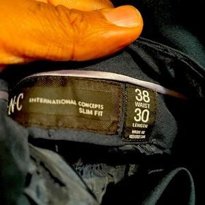 Emerald Green 2 piece INC khaki suit